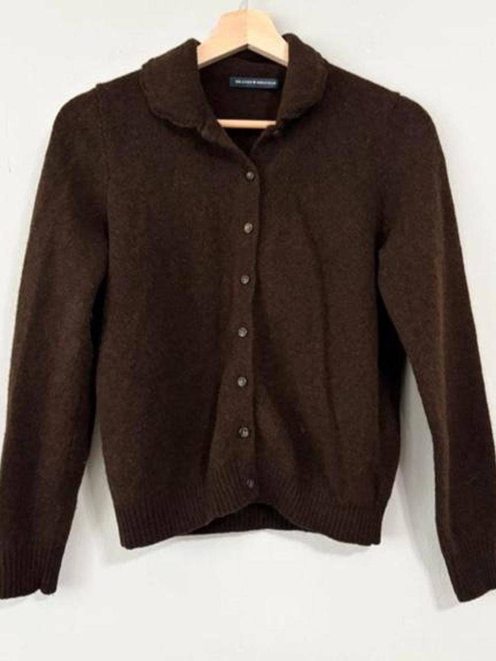 Brandy Melville Brown Button Up Wool Blend Cardigan.